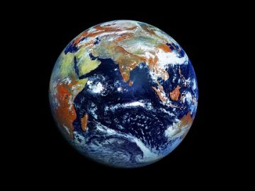 Vista del planeta Tierra