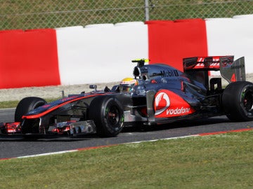 Hamilton en el McLaren