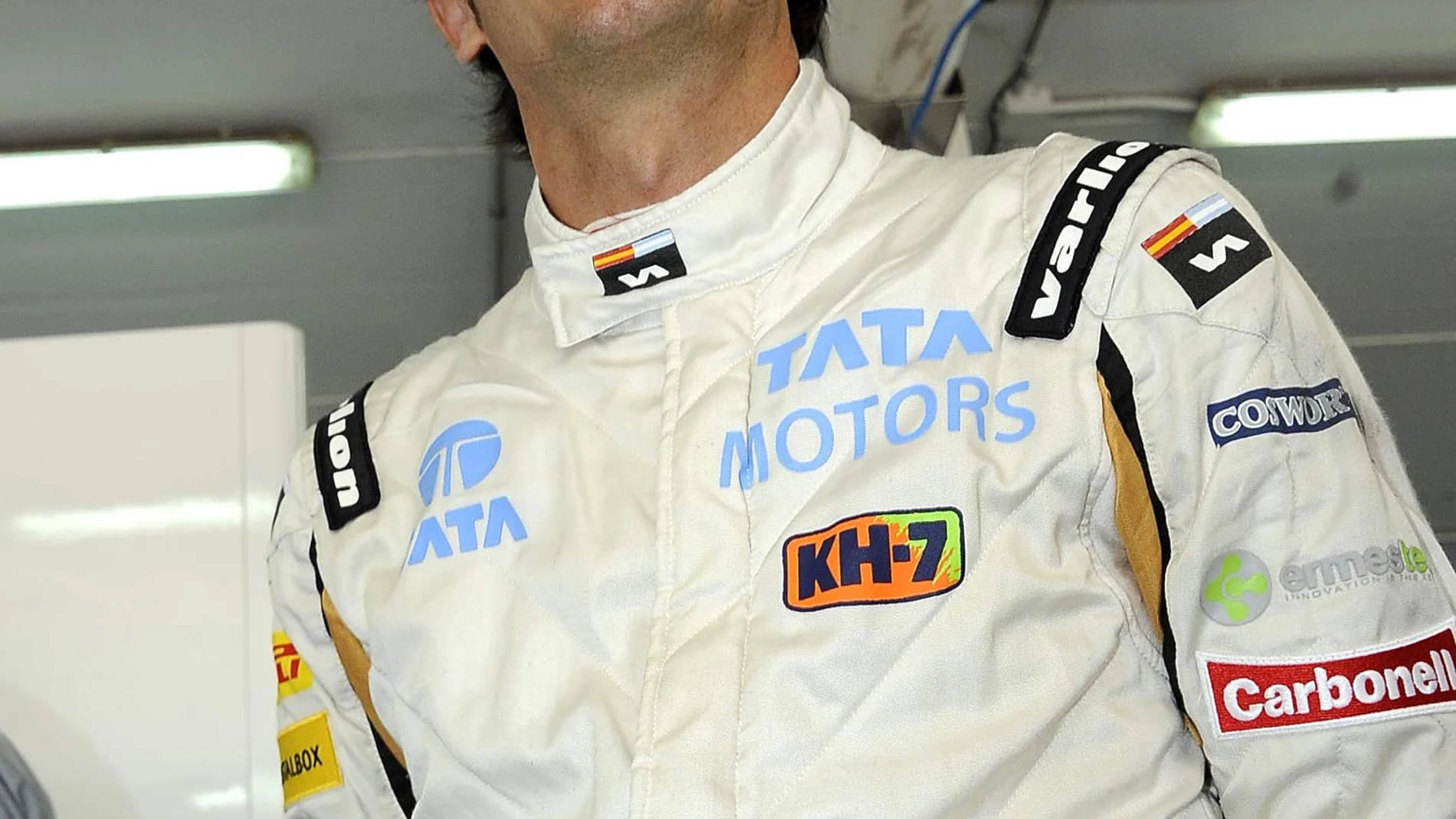 Pedro de la Rosa en el GP de España