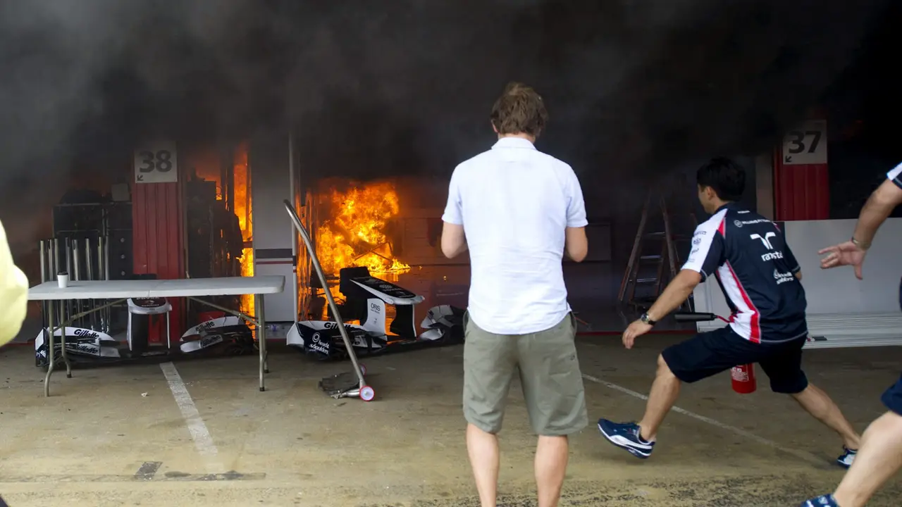 El fuego se extendió rapidamente