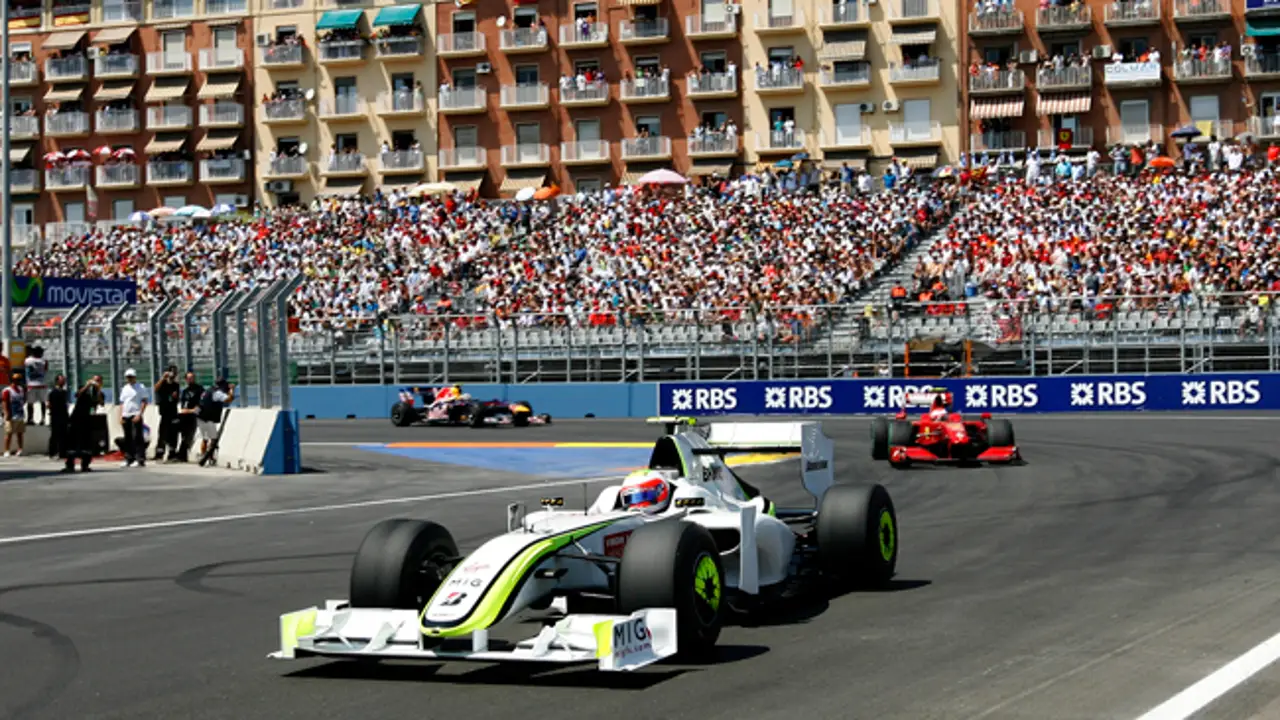 Imagen del circuito urbano de Valencia, en 2009.