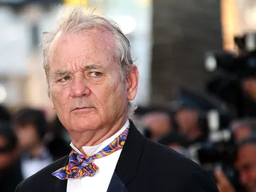 Bill Murray también quiso ser original en la alfombra roja Bill Murray también quiso ser original en la alfombra roja