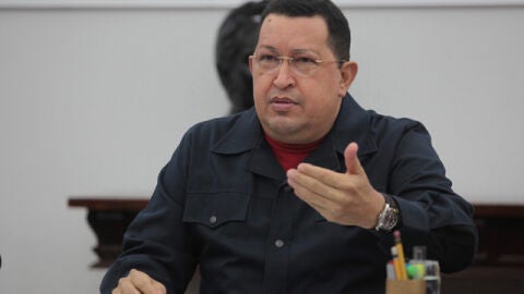 Hugo Ch&aacute;vez, tras su vuelta de Cuba