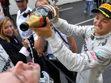 Nico Rosberg, tras acabar segundo el GP de Mónaco