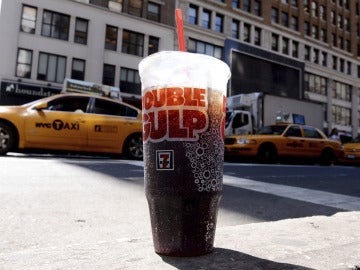 Refresco de tamaño grande en Nueva York Refresco de tamaño grande en Nueva York