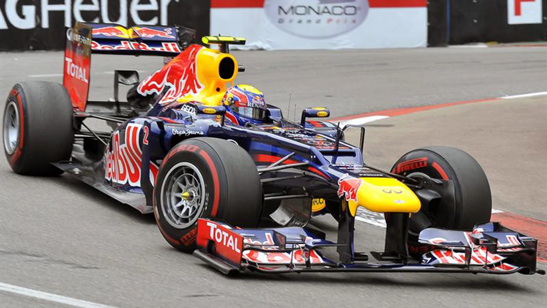El Red Bull de Webber, en Mónaco
