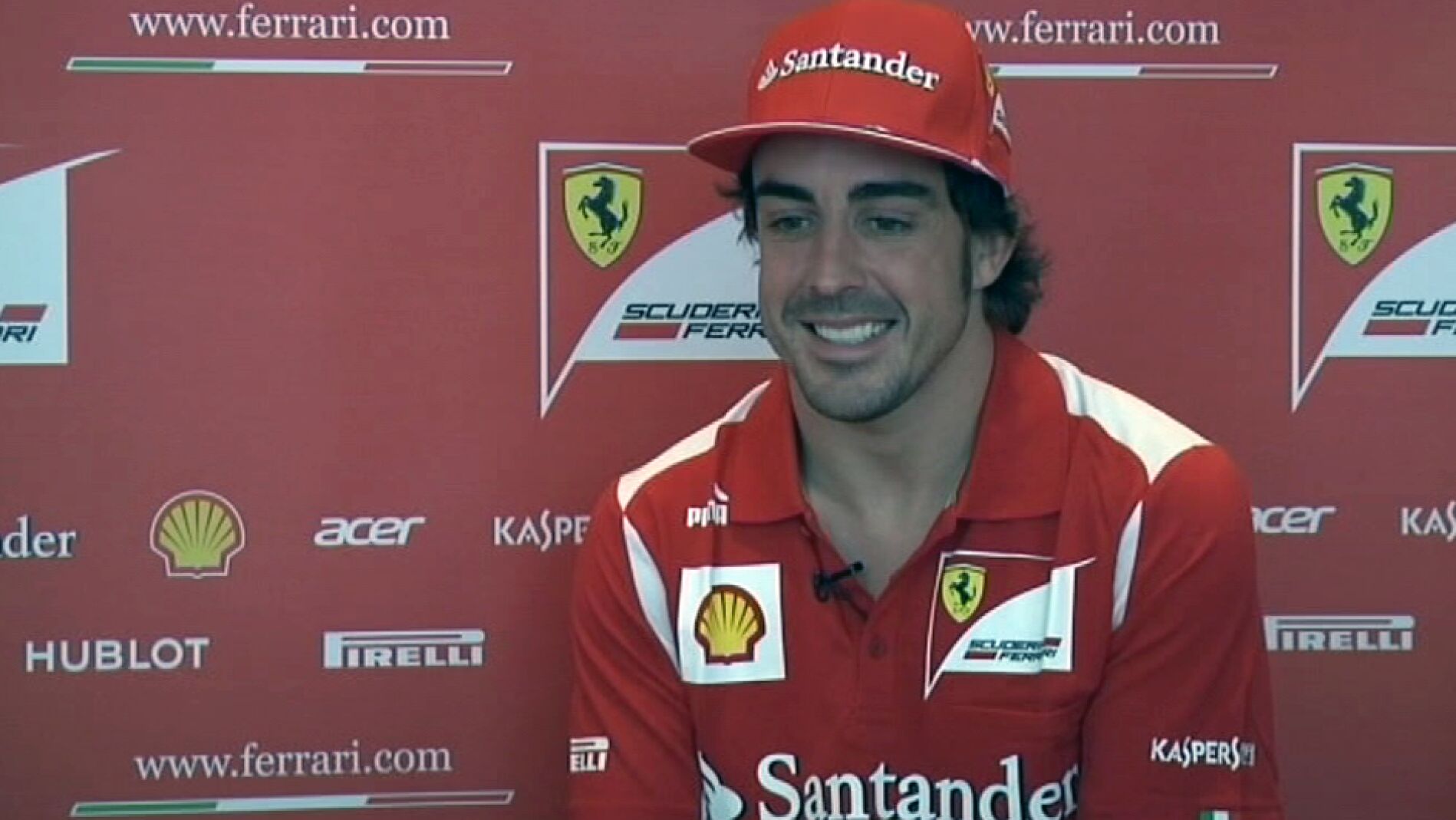 Fernando Alonso en rueda de prensa