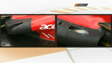 Ferrari prueba dos tipos de escapes diferentes en los Libres de Montreal 