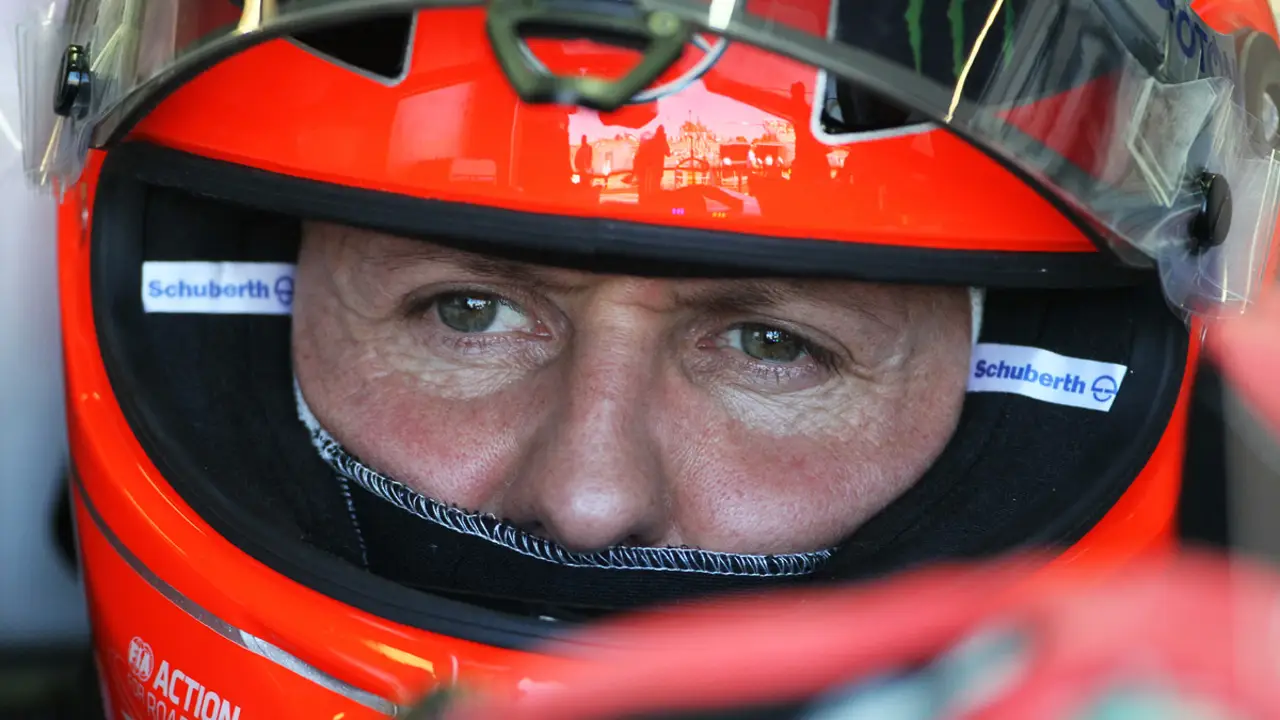 Schumacher antes de la clasificación