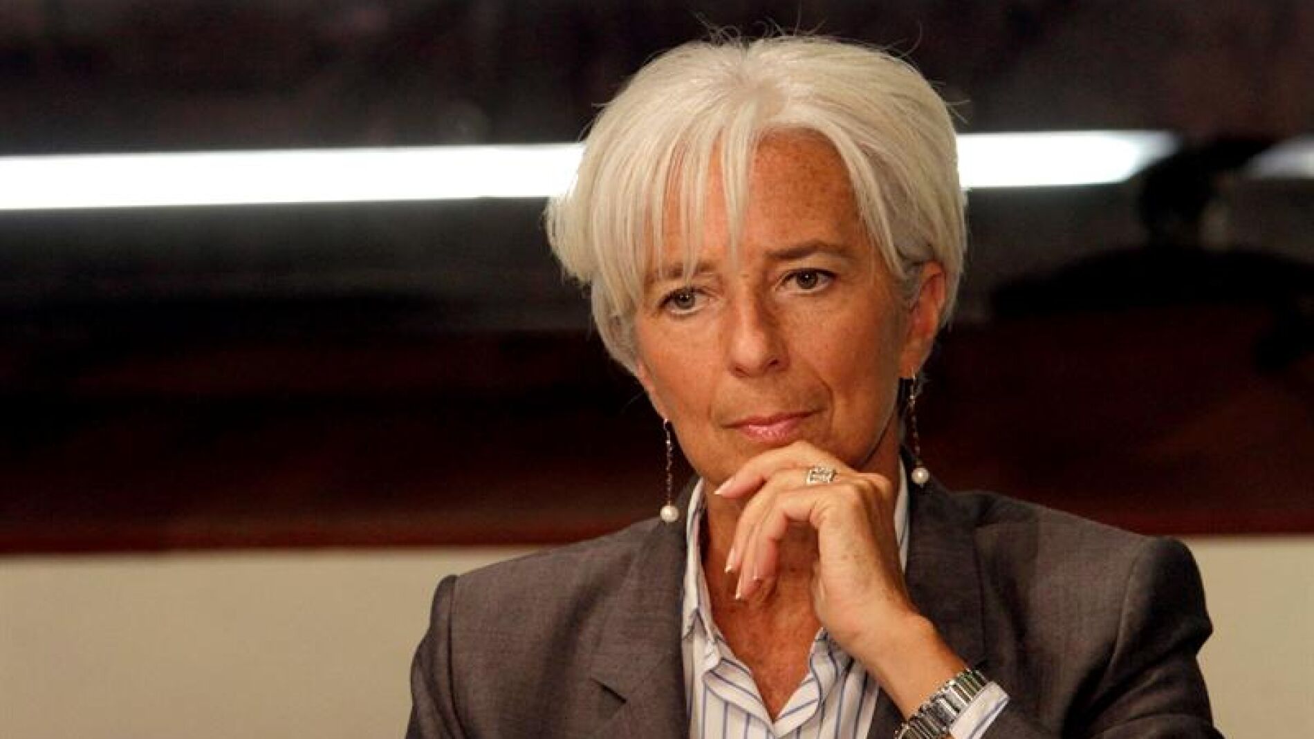 La directora ejecutiva del Fondo Monetario Internacional, Christine Lagarde