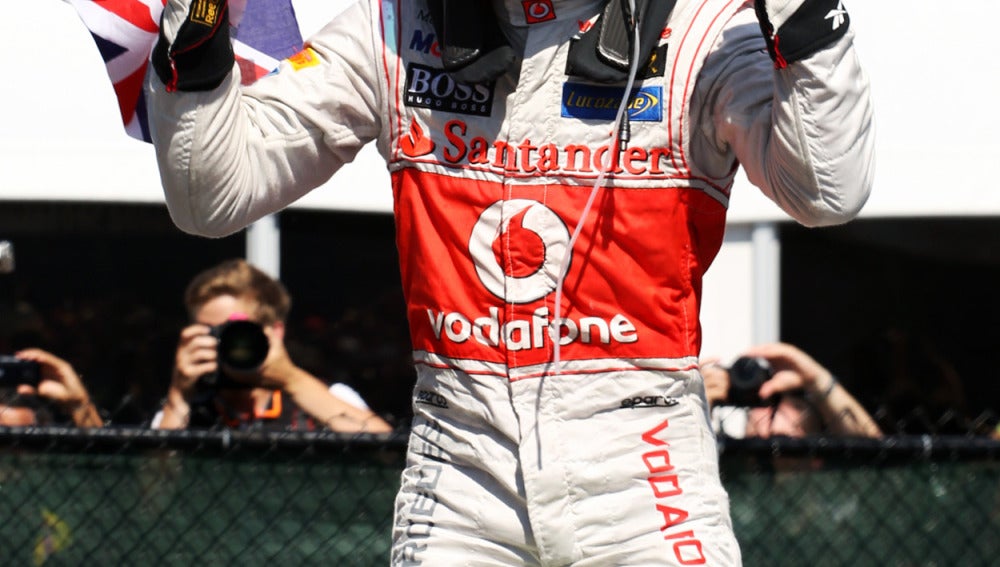 Hamilton, feliz tras la carrera