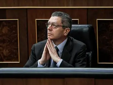 El ministro de Justicia, Alberto Ruiz-Gallardón, en el Congreso El ministro de Justicia, Alberto Ruiz-Gallardón, en el Congreso