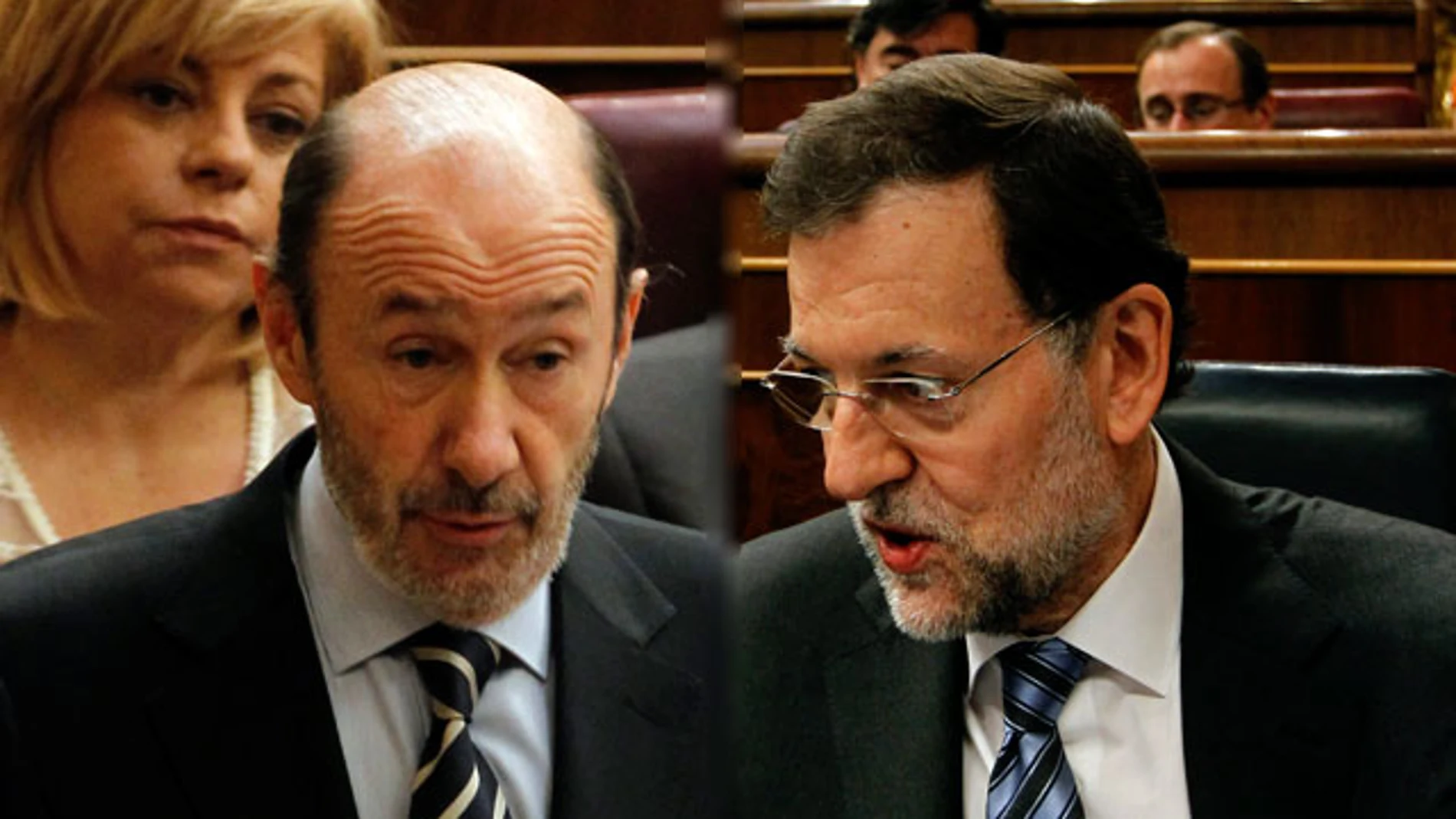 Rubalcaba y Rajoy en el Congreso Rubalcaba y Rajoy en el Congreso