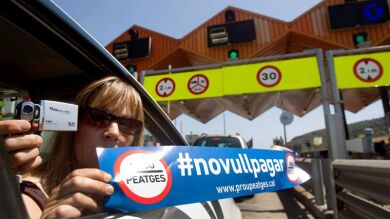 Un juzgado valenciano da la razón a una conductora que se negó a pagar el peaje de la autopista