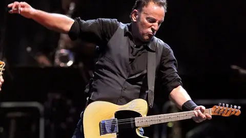 Bruce Springsteen en su concierto en Madrid Bruce Springsteen en su concierto en Madrid