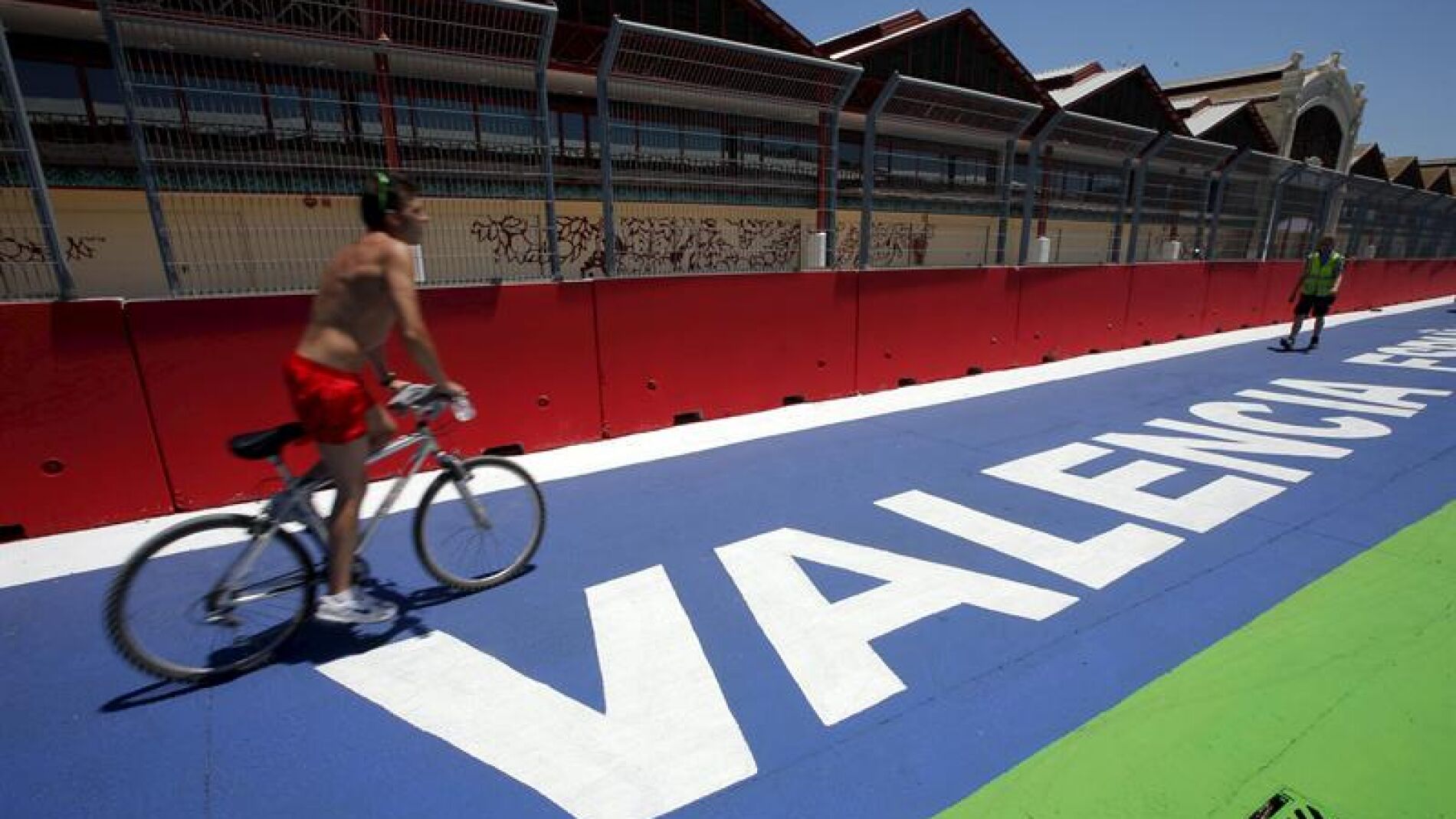 Pit lane de Valencia