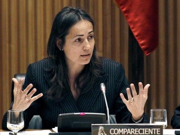 María Seguí compareciendo