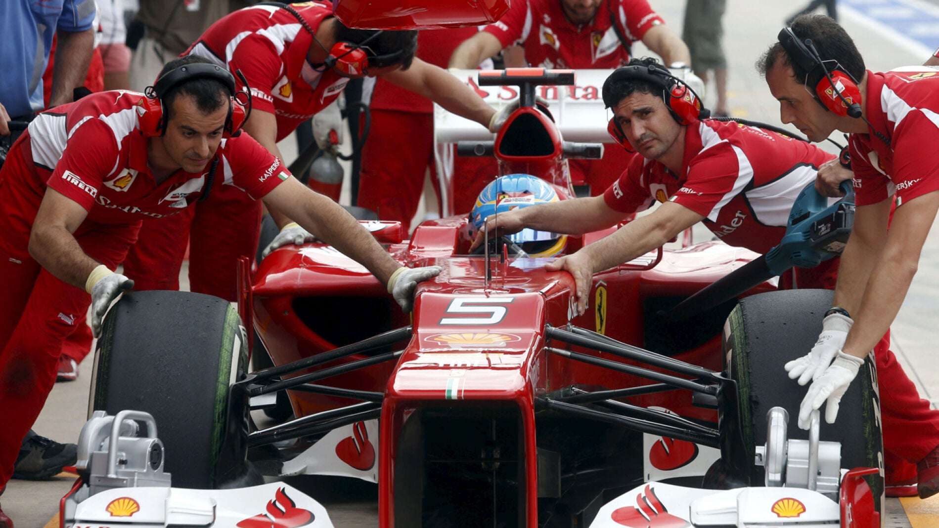 Operarios de Ferrari
