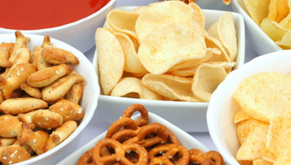 Patatas fritas, gusanitos, pipas... ordenados de menos a Patatas fritas, gusanitos, pipas... ordenados de menos a