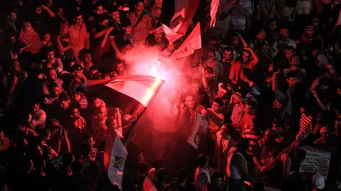 Tahrir celebra la victoria de Morsi Tahrir celebra la victoria de Morsi