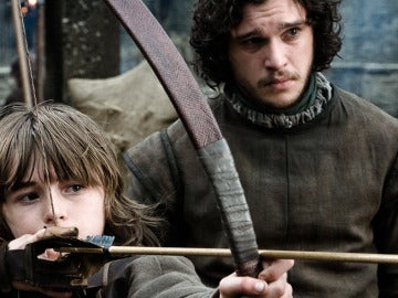 Jon Nieve y su hermano Bran