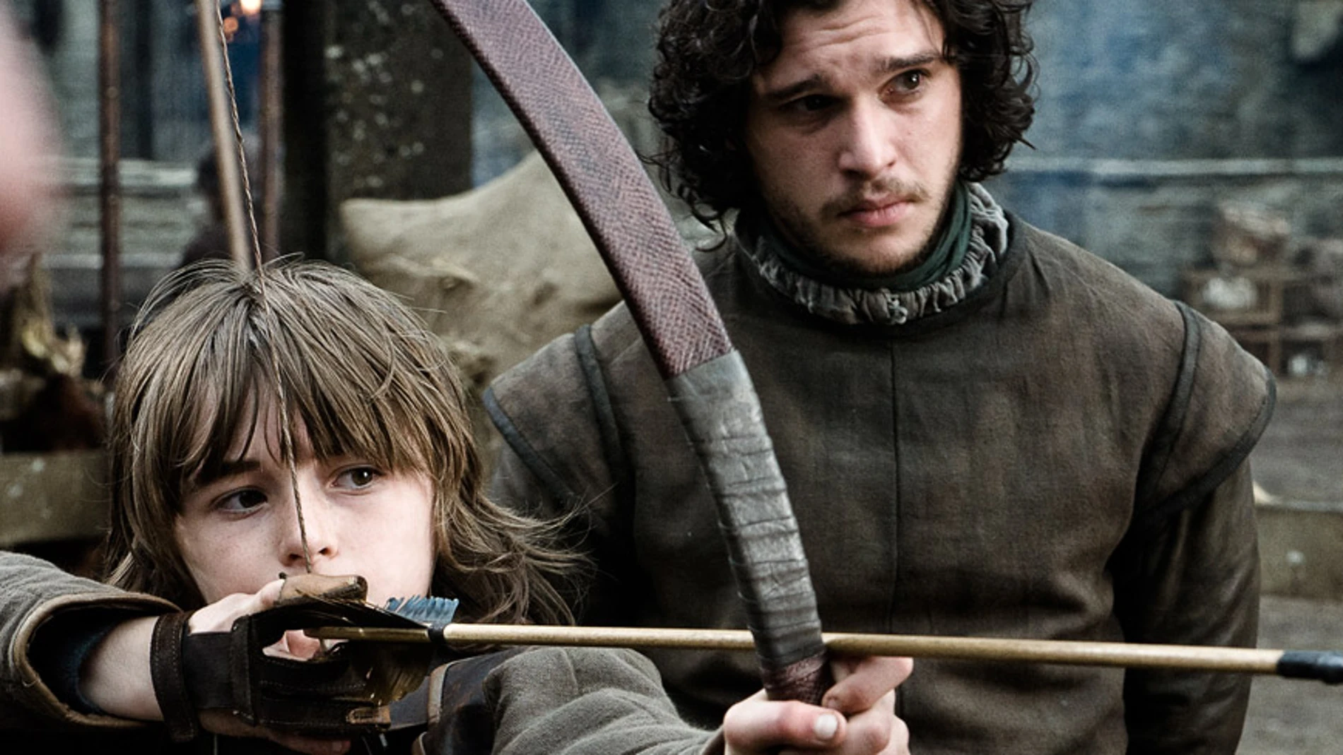 Jon Nieve y su hermano Bran