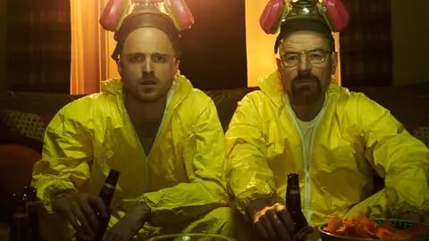 Aaron Paul y Bryan Cranston Aaron Paul y Bryan Cranston