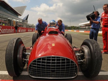 Alonso, con el Ferrari de 1951