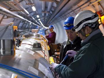 Trabjadores del CERN