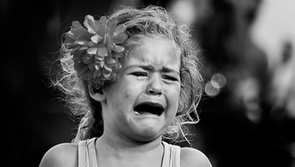 Niña llorando
