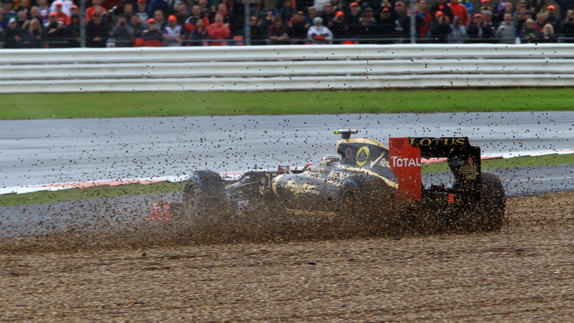 Romain Grosjean, fuera de pista