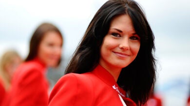 Las chicas del paddock de Gran Bretaña