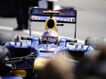 Vettel en Silverstone