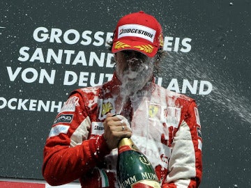 Alonso en Hockenheim 2010