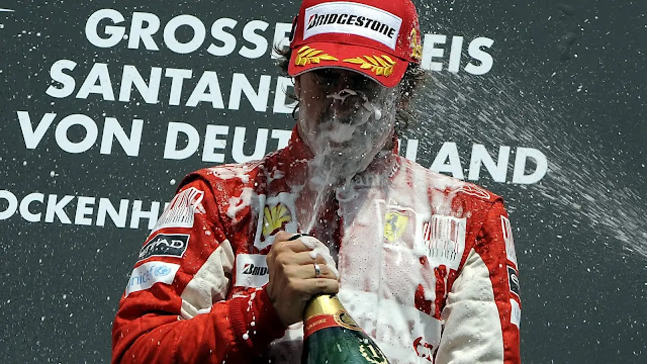 Alonso en Hockenheim 2010