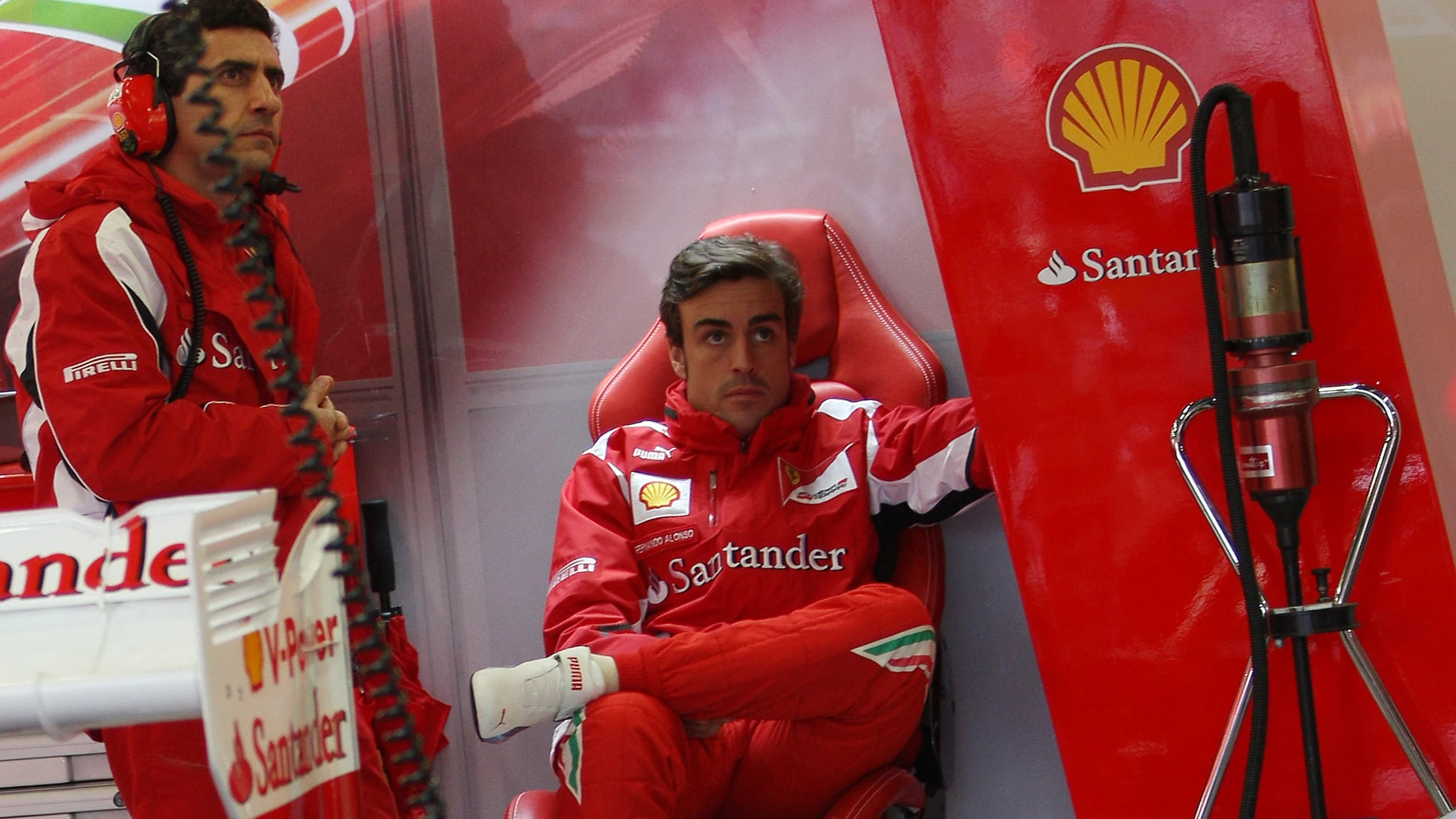 Andrea Stella y Alonso en Silverstone
