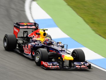 Mark Webber rodando en Hockenheim