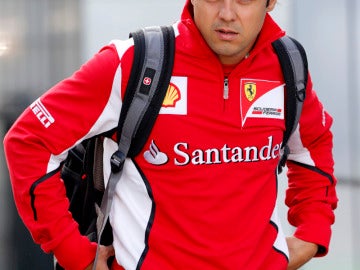 Felipe Massa en los entrenamientos del GP de Alemania 2012