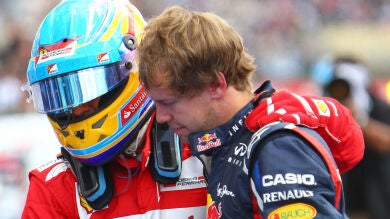 Austin, duelo al estilo viejo oeste entre Fernando Alonso y Sebastian Vettel