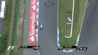 Veinte segundos de sanción a Vettel y de ser segundo pasa a ser quinto en Alemania