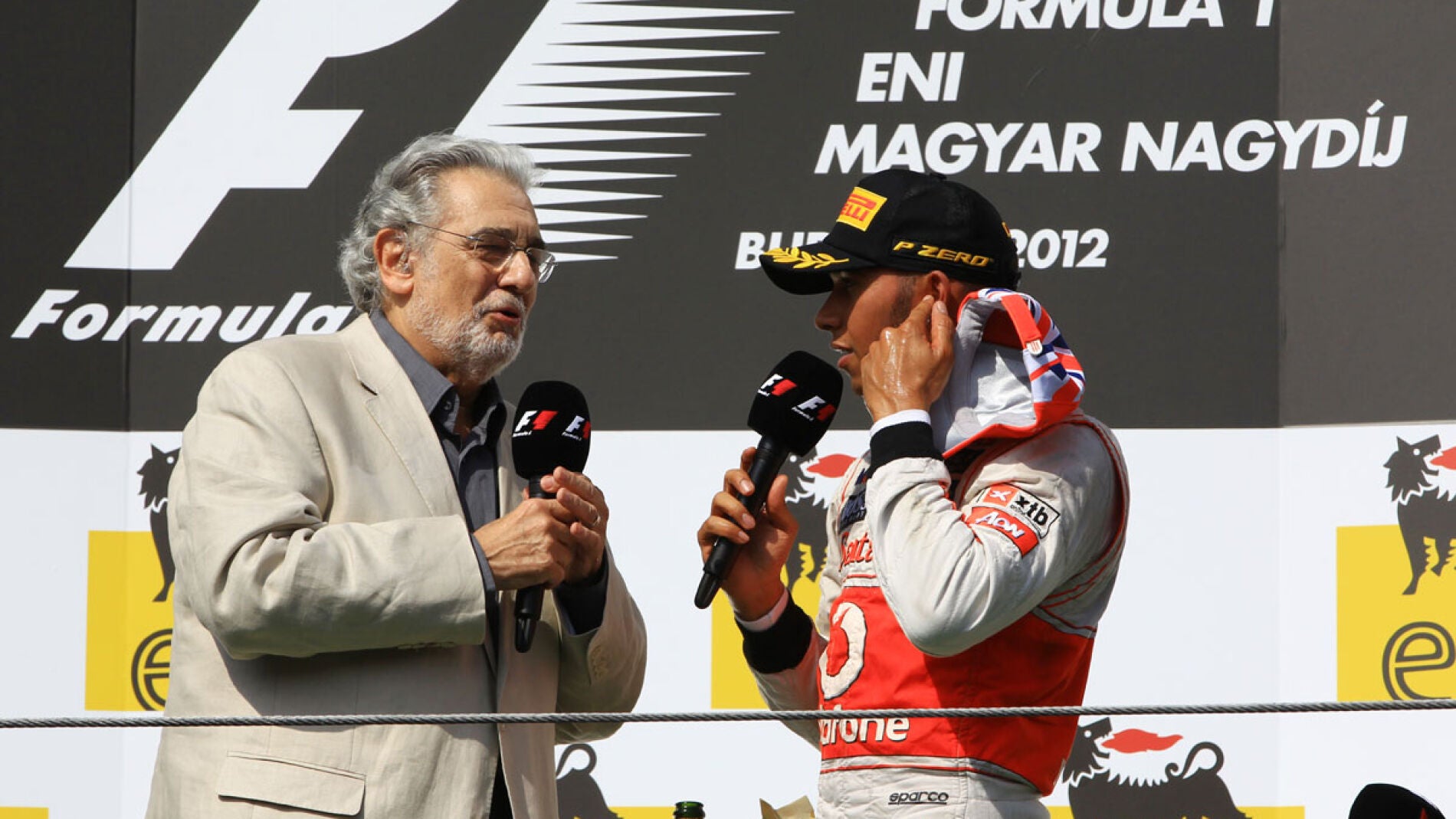 Pl&aacute;cido Domingo y Hamilton