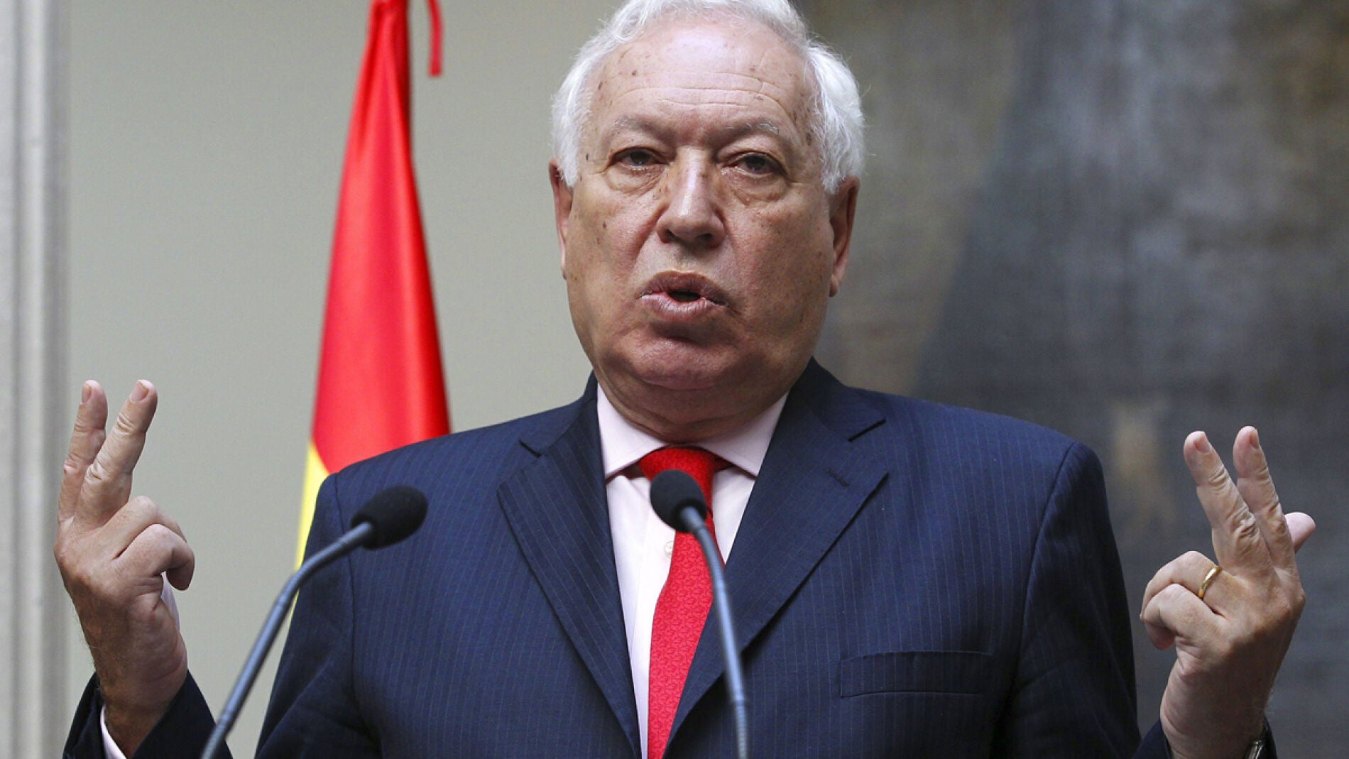 El ministro de Asuntos Exteriores y de Cooperaci&oacute;n, Jos&eacute; Manuel Garc&iacute;a-Margallo