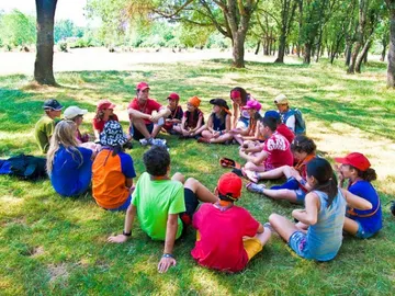 niños campamento niños campamento