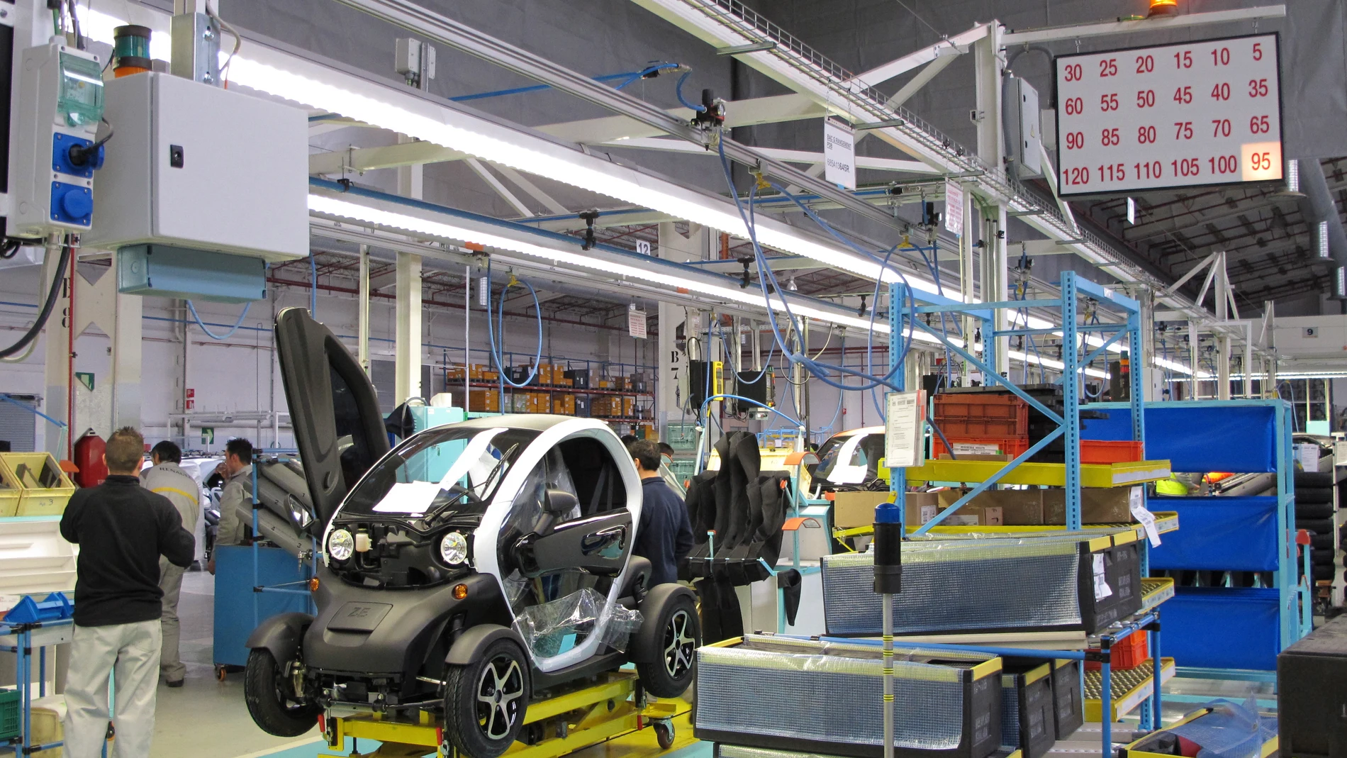 La producción industrial cae La producción industrial cae