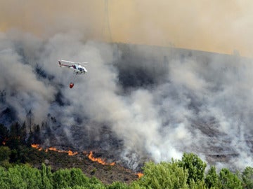 Incendio de O Barco, en Galicia