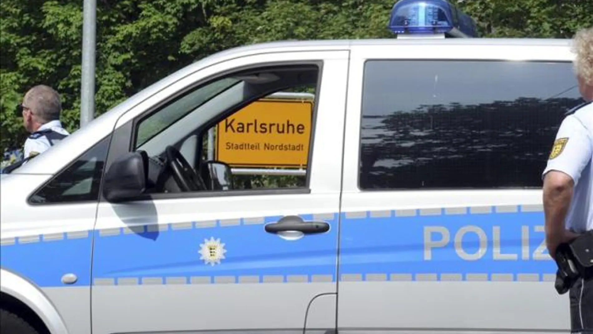 Vehículo policial en Alemania Vehículo policial en Alemania