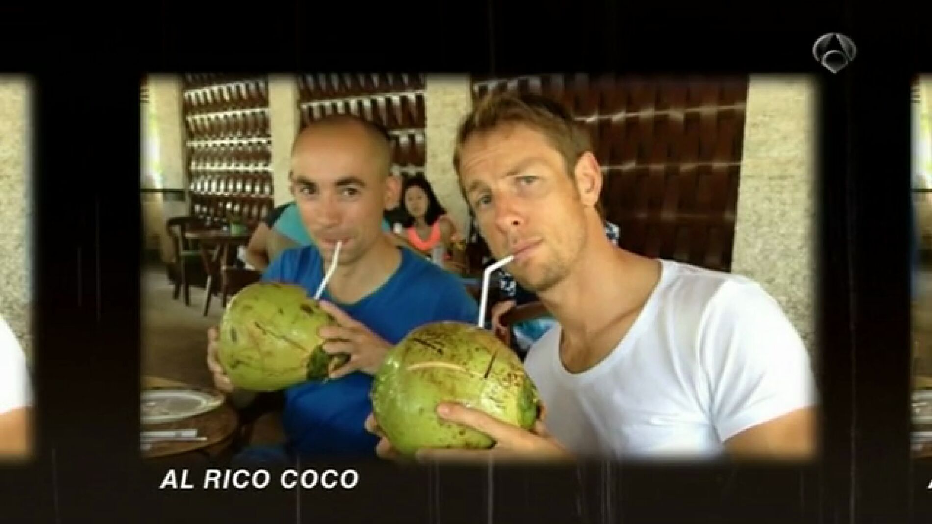 Jenson Button, de vacaciones