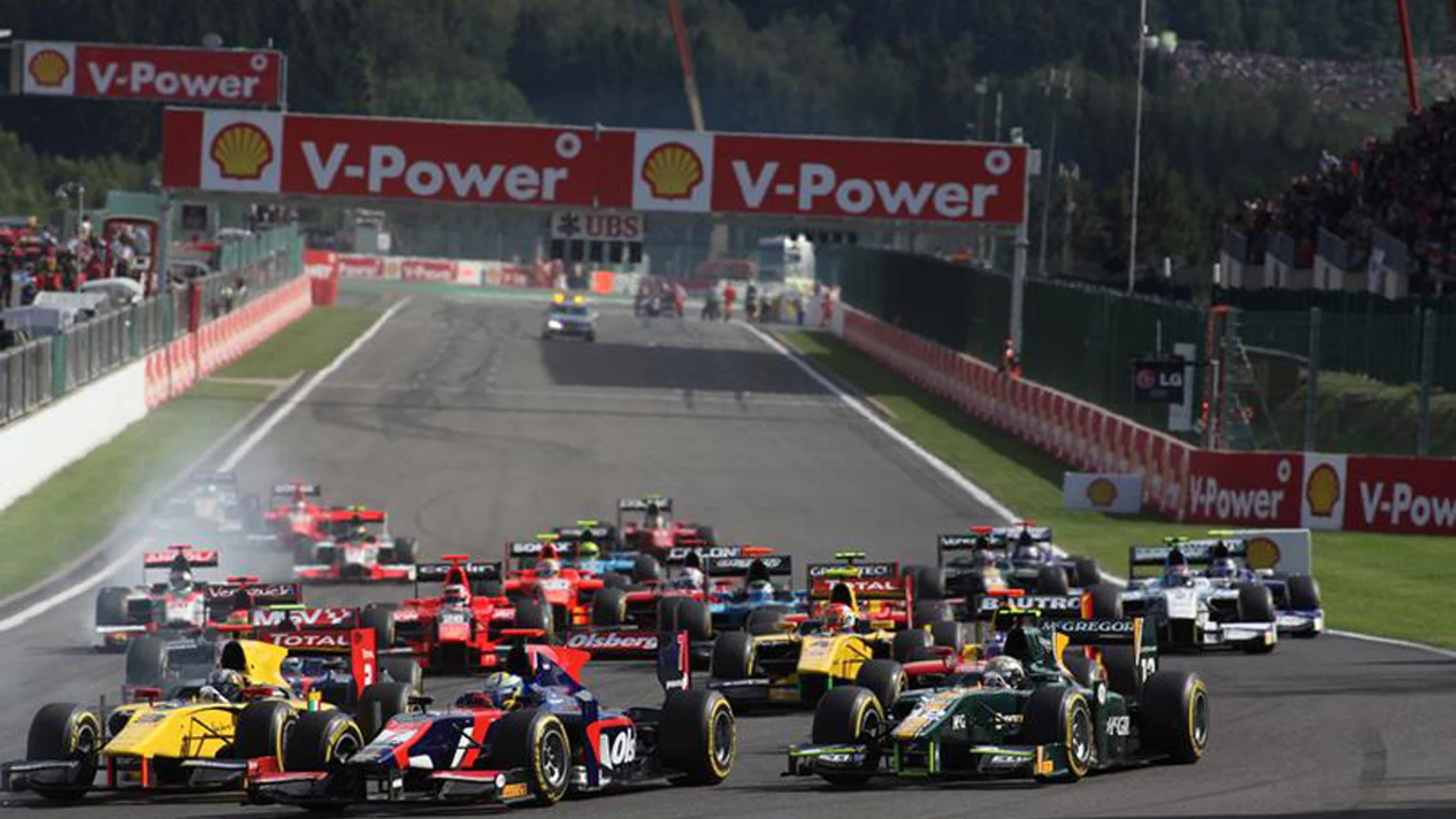 Carrera de las GP2 Series en Spa