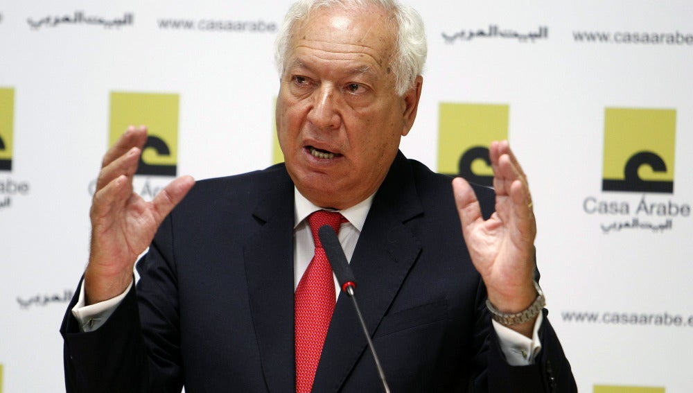 García-Margallo durante una rueda de prensa