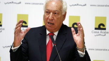 García-Margallo durante una rueda de prensa